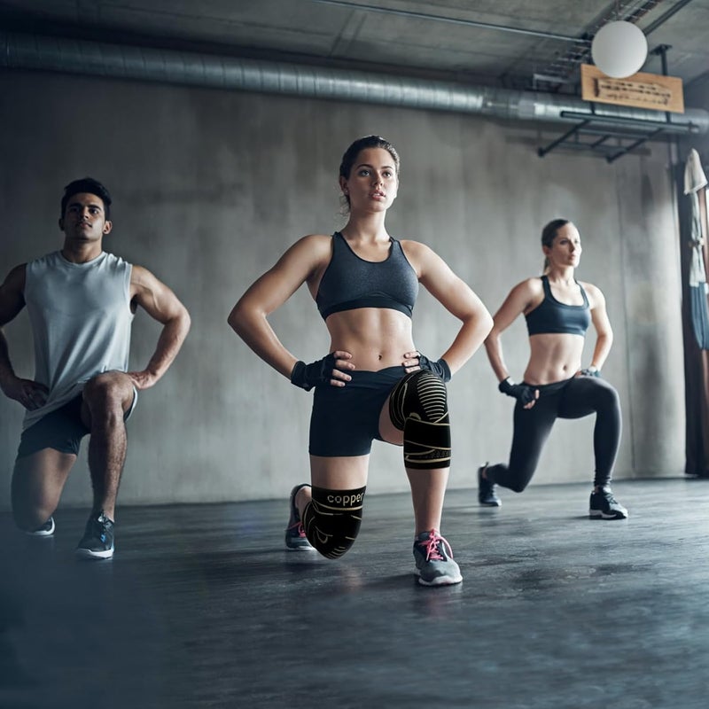 MEIDDANO Copper Knee Braces with Strap for Knee Pain Women and Men(2 Pack), Knee Compression Sleeve for Arthritis, ACL, Meniscus Tear, Joint Pain Relief, Knee Support for Working, Running, Weightlifting(2XL) - Image 5